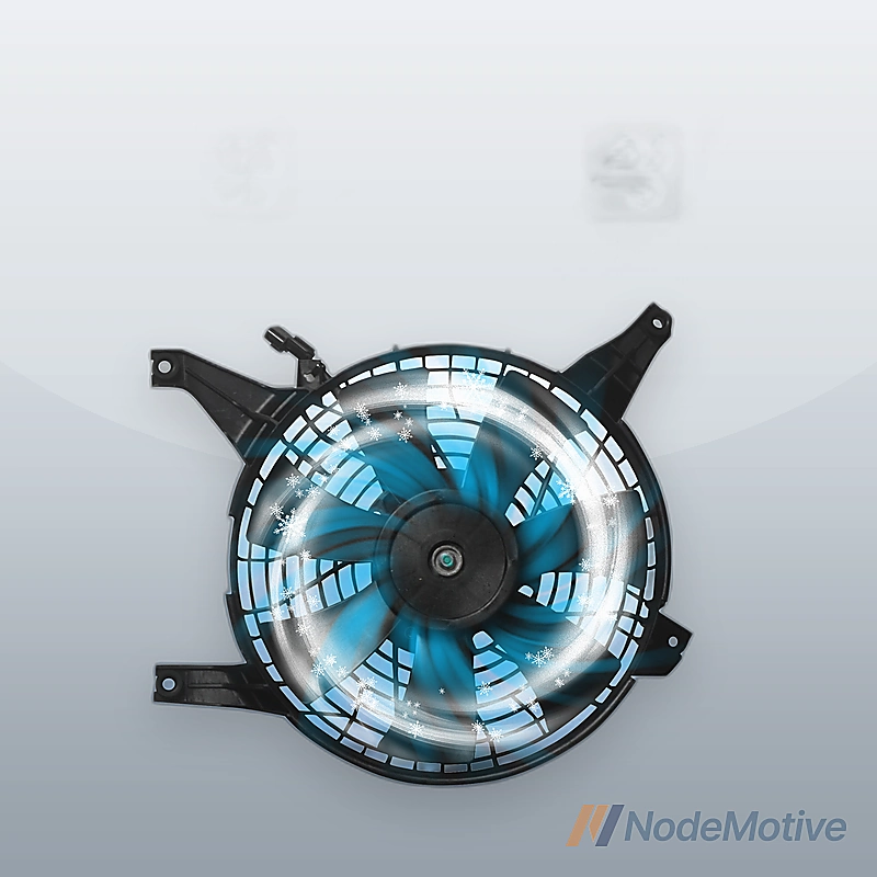 Radiator Engine Cooling Fan Assembly for 2001-2003 Mitsubishi Montero