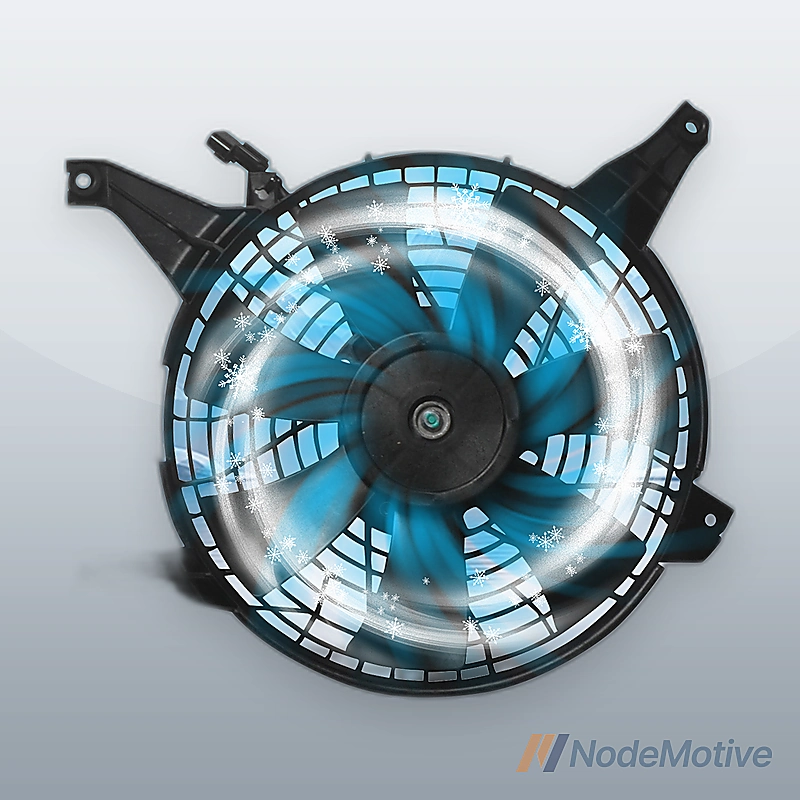Radiator Engine Cooling Fan Assembly for 2001-2003 Mitsubishi Montero
