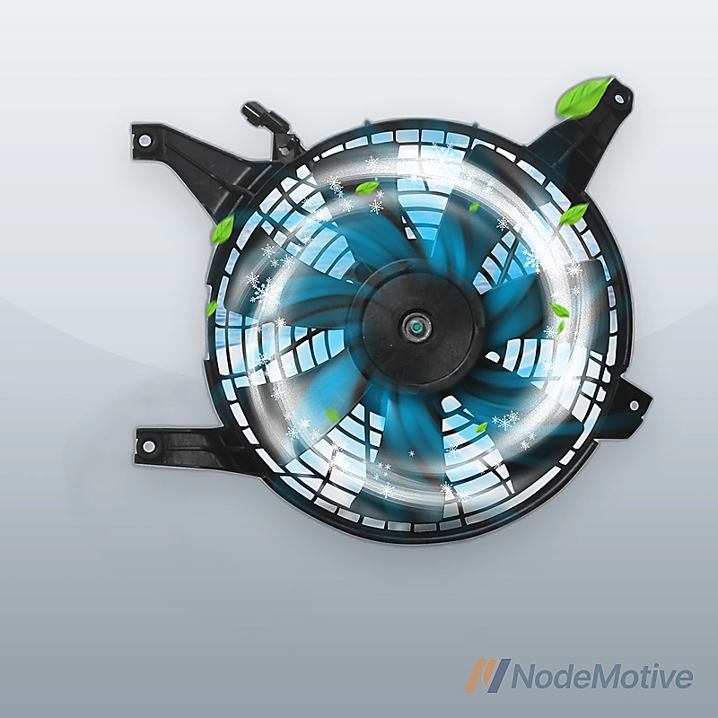 Radiator Engine Cooling Fan Assembly for 2001-2003 Mitsubishi Montero