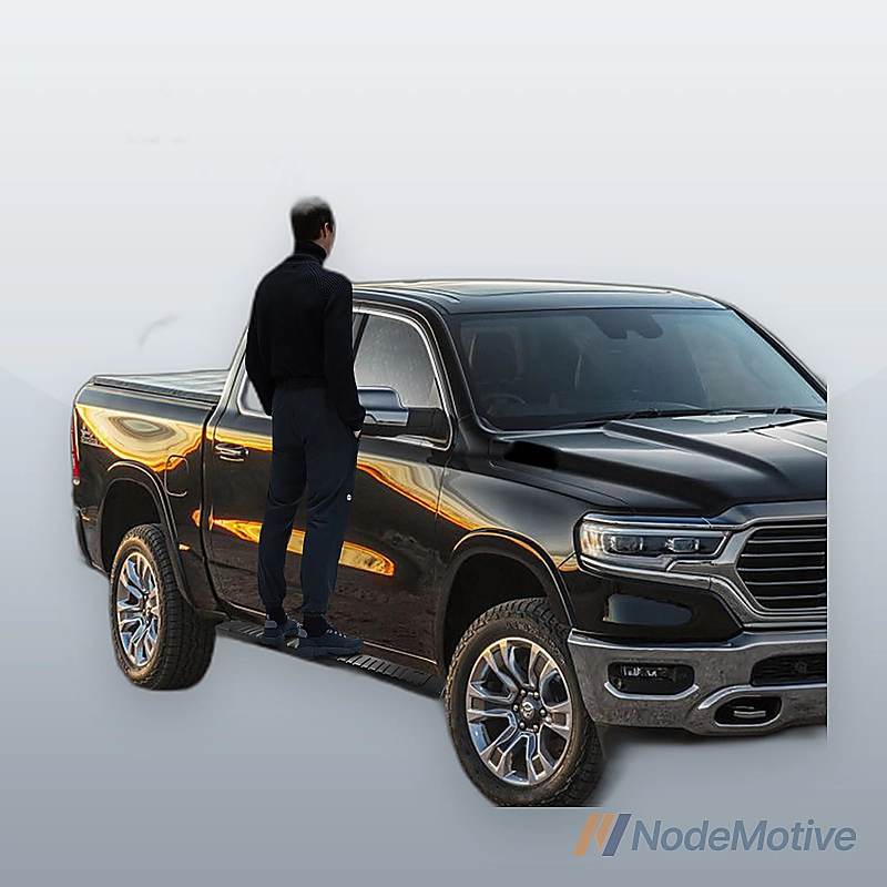 Running Boards for 2009-2018 Dodge Ram 1500 Quad Cab 6\" Nerf Bars Side Step
