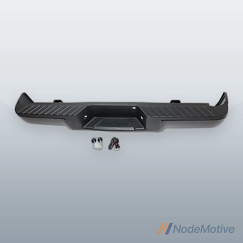 Step Bumper Assembly For 2009-2014 Ford F-150 Fleetside Powdercoated Black Steel