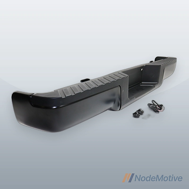 Step Bumper Assembly For 2009-2014 Ford F-150 Fleetside Powdercoated Black Steel