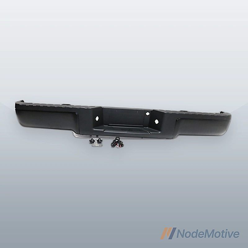 Step Bumper Assembly For 2009-2014 Ford F-150 Fleetside Powdercoated Black Steel