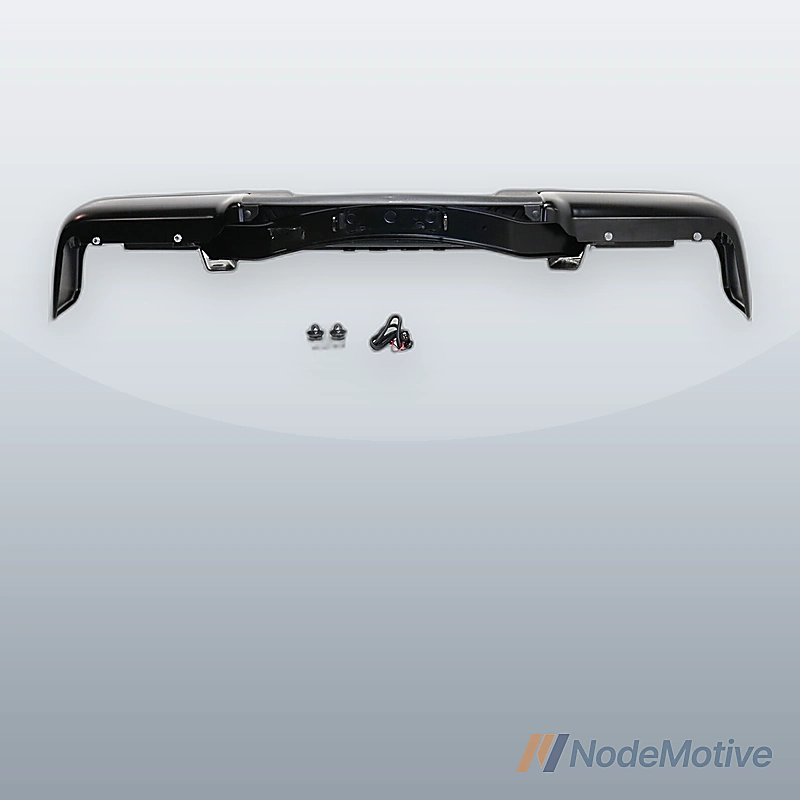 Step Bumper Assembly For 2009-2014 Ford F-150 Fleetside Powdercoated Black Steel