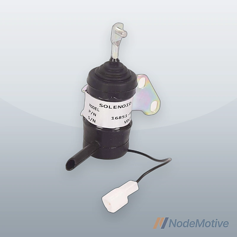 New Fuel Stop solenoid For Kubota Mower Tractor Excavator RTV