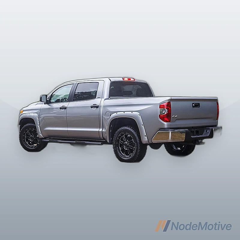 Chrome Steel Rear Step Bumper Assembly for 2014-2021 Toyota Tundra Pickup
