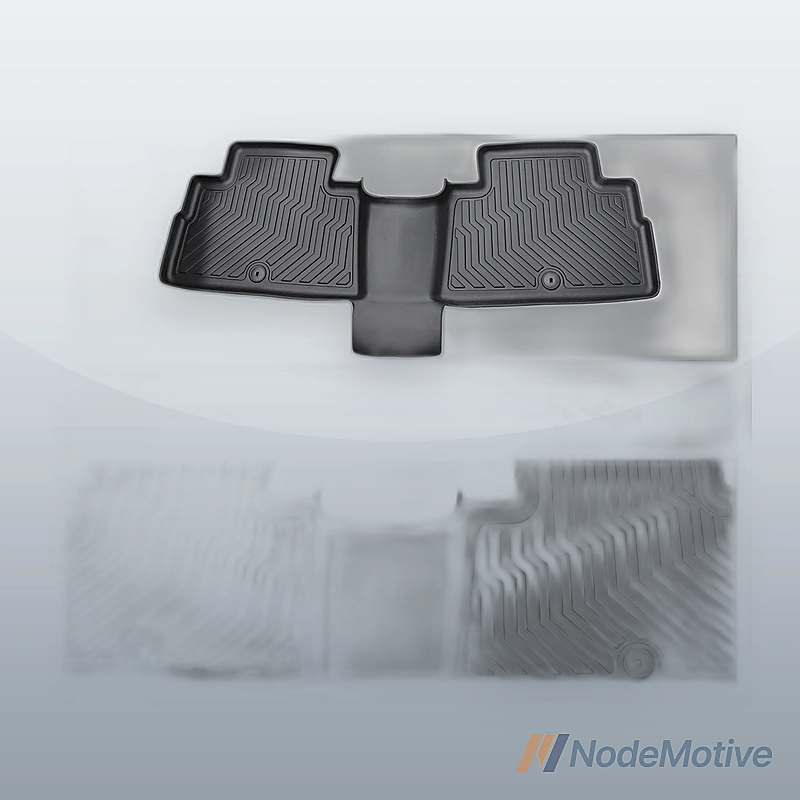 Car Floor Mats for 2020-2023 Hyundai Palisade w/ Bucket Seats Black TPE Rubber