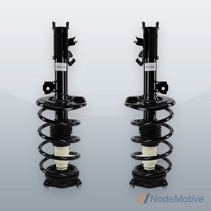Pair Front Complete Shocks Struts Coil Spring for Nissan Rogue 2008-2012 AWD