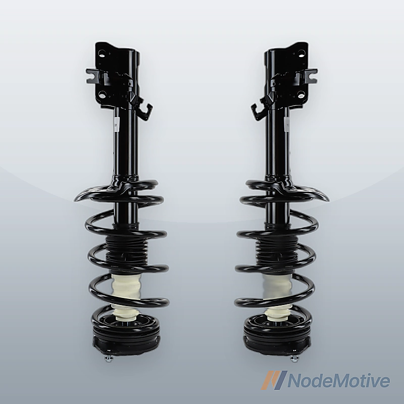 Pair Front Complete Shocks Struts Coil Spring for Nissan Rogue 2008-2012 AWD
