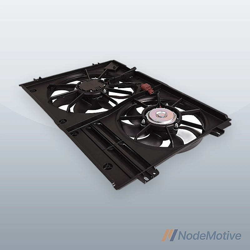 Radiator Cooling Dual Fan Assembly Fits Audi A3 TT VW Jetta Passat GTI Golf EOS