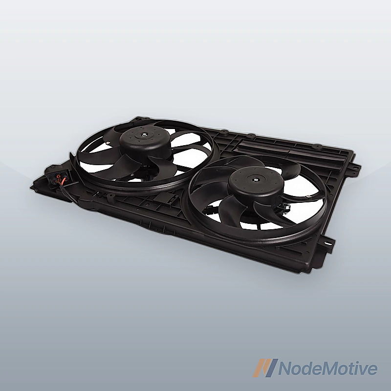 Radiator Cooling Dual Fan Assembly Fits Audi A3 TT VW Jetta Passat GTI Golf EOS