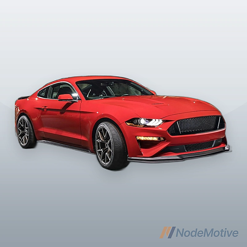 Front Bumper Plastic For 2018-2021 MUSTANG Black