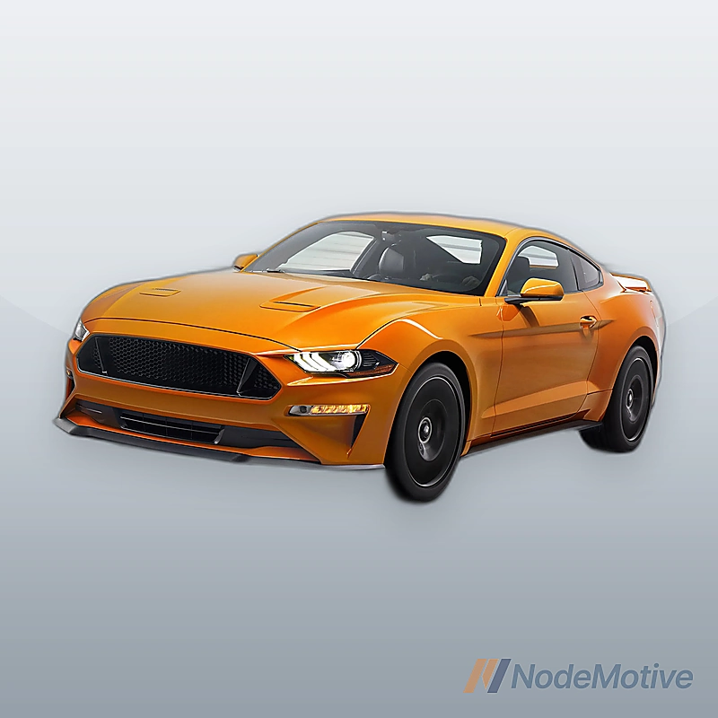 Front Bumper Plastic For 2018-2021 MUSTANG Black