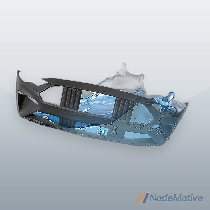 Front Bumper Plastic For 2018-2021 MUSTANG Black