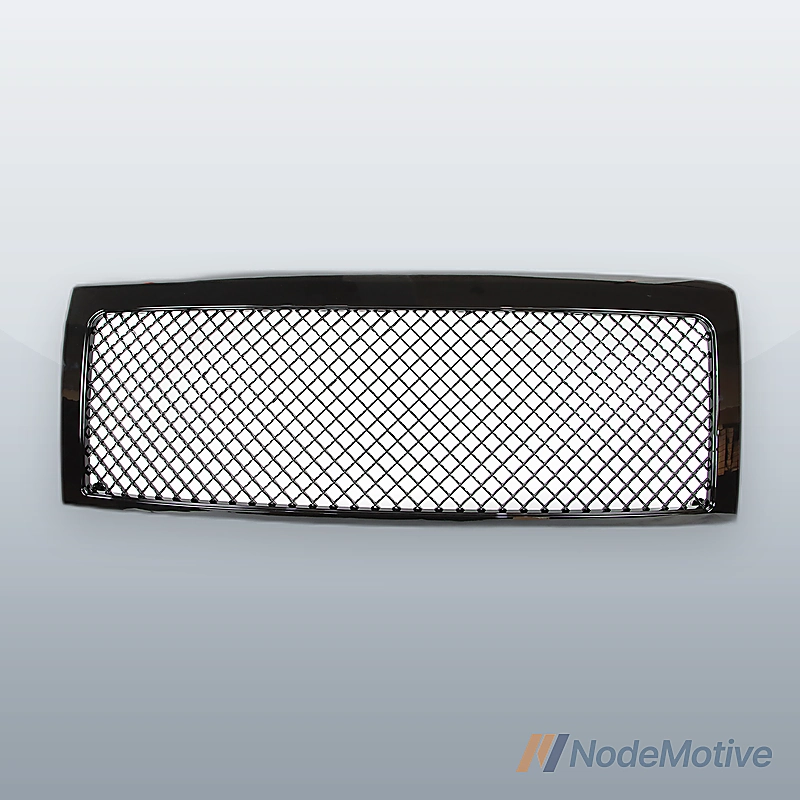 Front Grill for 09-14 Ford F-150 Glossy Black Grille