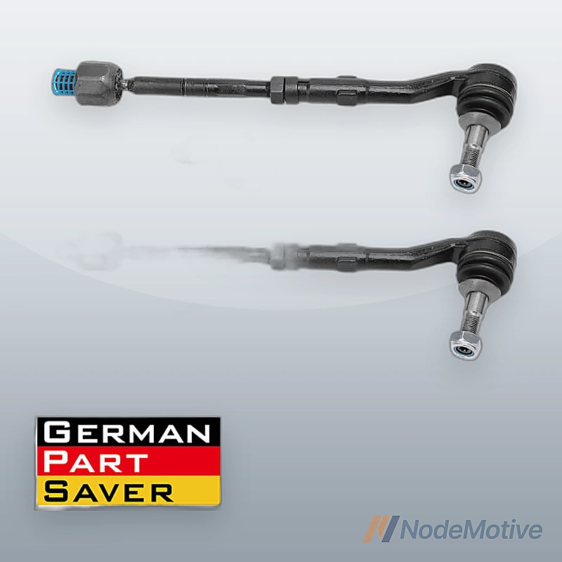 4PCS Front L & R Inner & Outer Tie Rod w/ Steering Rack Boot Kit for BMW E60