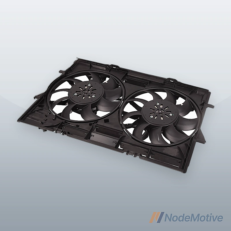 Radiator Cooling Fan Assembly Fits Porsche Macan 2.9L 3.0L 3.6L 15-22