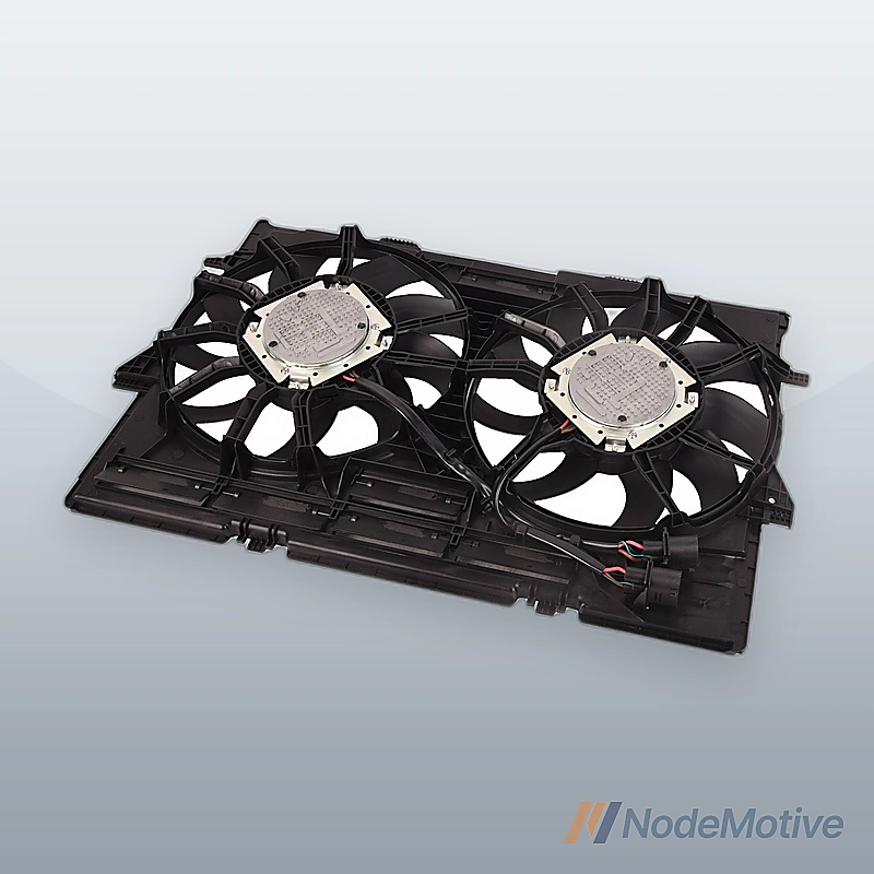 Radiator Cooling Fan Assembly Fits Porsche Macan 2.9L 3.0L 3.6L 15-22