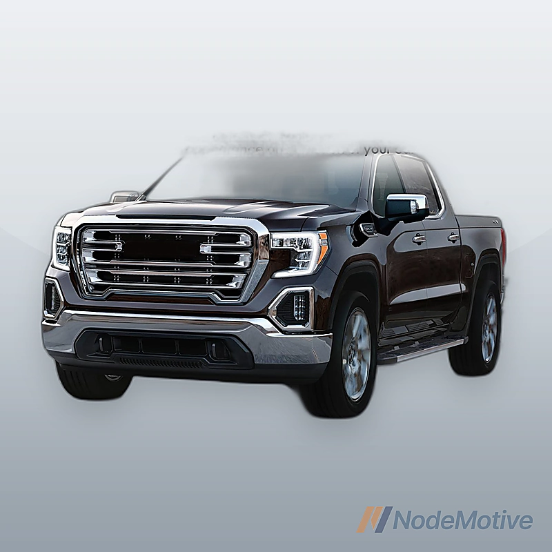 Chrome Steel Front Bumper Face Bar for 2019 2020 2021 GMC Sierra 1500 Pickup