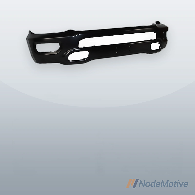 Primered - Front Bumper for 2019-24 RAM 1500 W/Fog Hole，not fit RAM 1500 TRX
