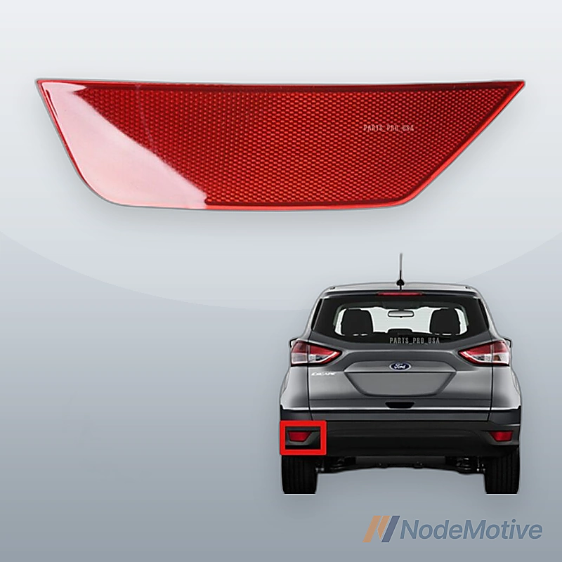 For 2013 2014 2015 Escape Rear Bumper Reflector LH Left Driver Side