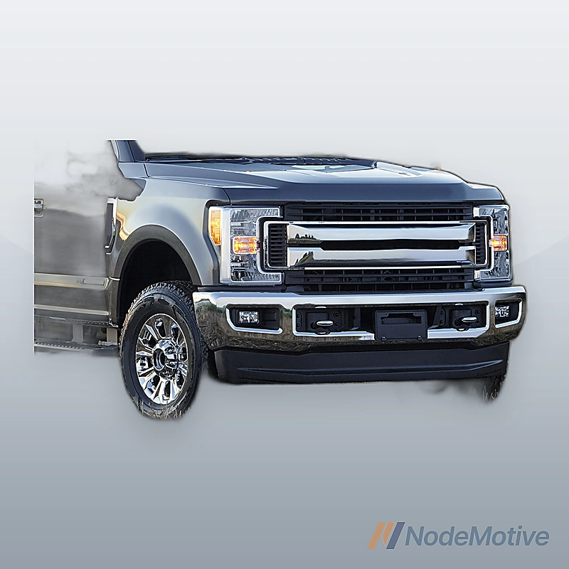 Chrome Front Bumper Face for 2017-2019 Ford F250 F350 Super Duty w/ Fog