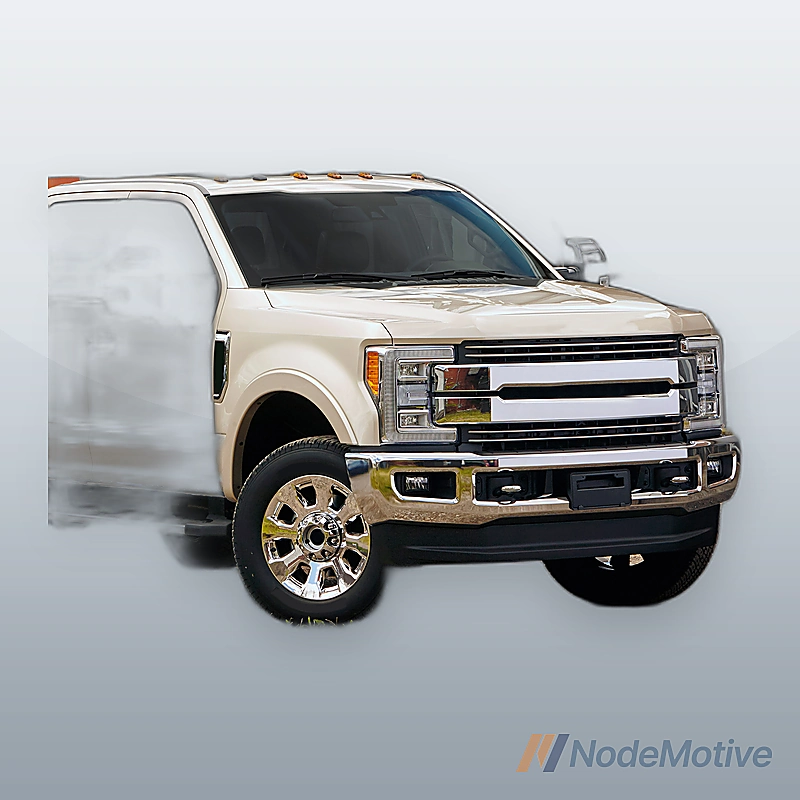 Chrome Front Bumper Face for 2017-2019 Ford F250 F350 Super Duty w/ Fog