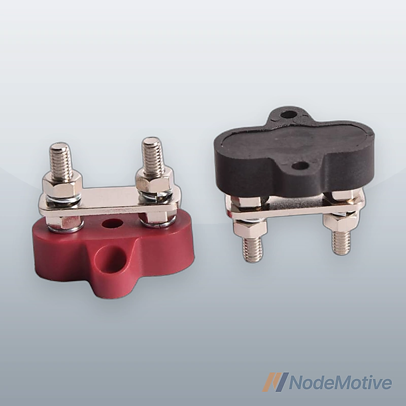 2 PCS Battery Power Distribution Terminal Block 48V DC for Truck Car RV Boat