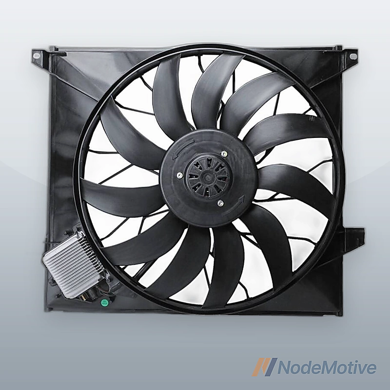 Brushless Radiator Cooling Fan Assembly Fits Mercedes W163 ML55 AMG 2000-2003