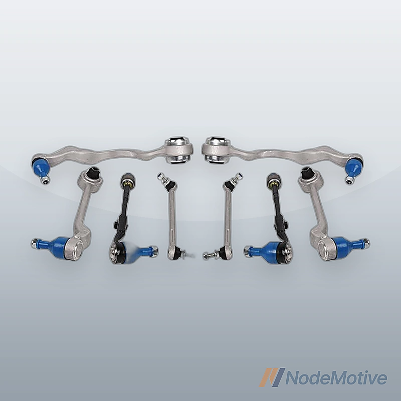 8Pcs Front Control Arm Ball Joint Sway Bar Link Tie Rods kits For BMW E90 06-13