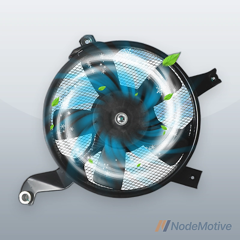 Radiator Cooling Fan Assembly for 92-00 Montero AC Condenser, MB657380/MI3113105