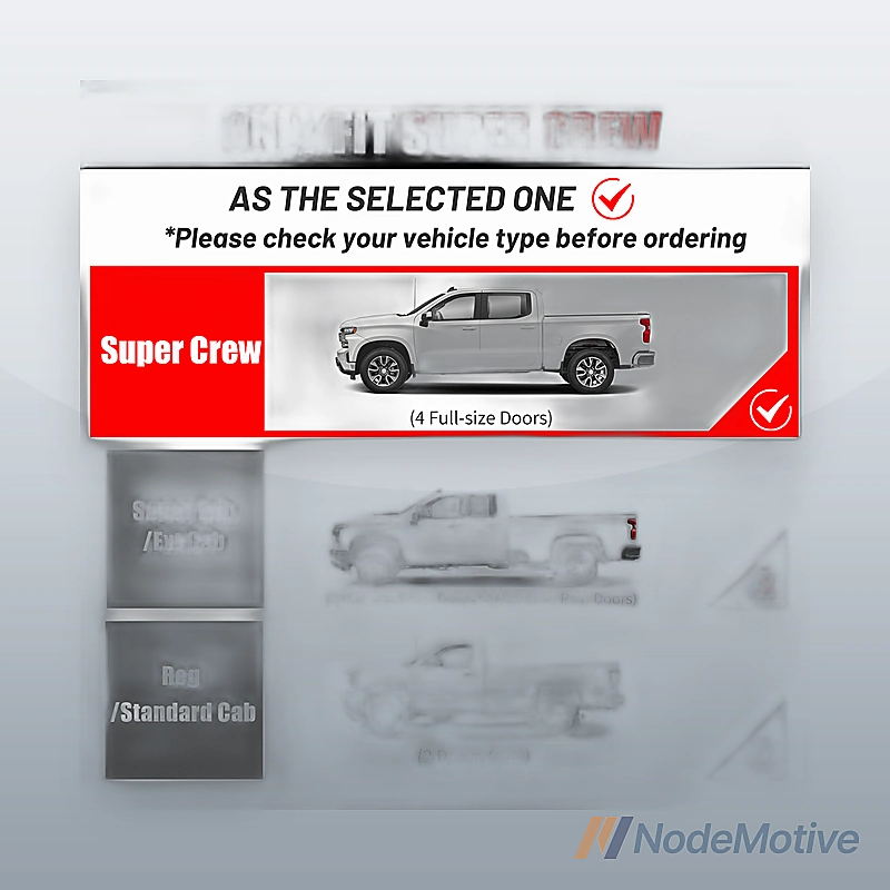 Side Step Nerf Bars Running Boards for 09-14 Ford F150 Super Crew Cab 4 Door