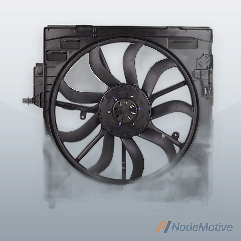 Radiator Cooling Fan Assembly Fits BMW X5 3.0L 4.8L 2007-2010