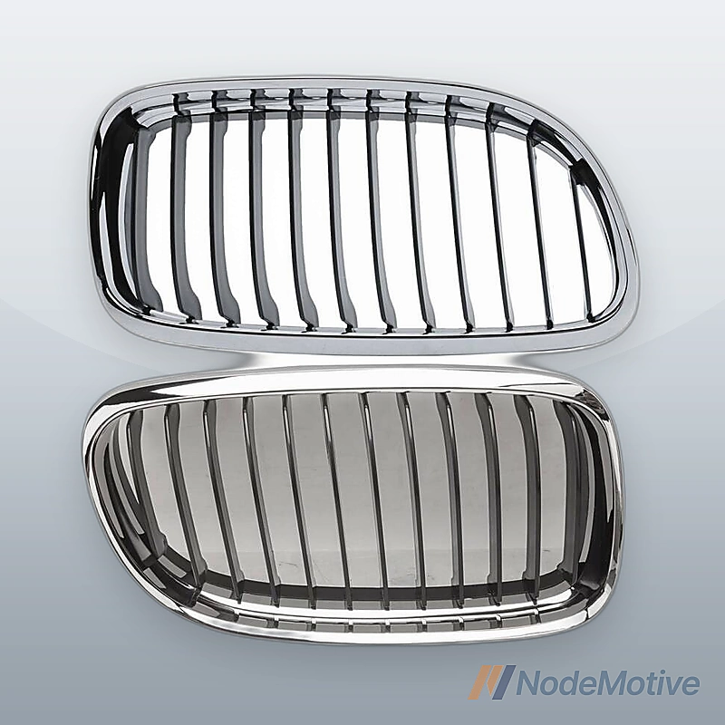 Front L & R Black Kidney Grille Kit for BMW E90 E91 LCI 323i 325i 330i 335i