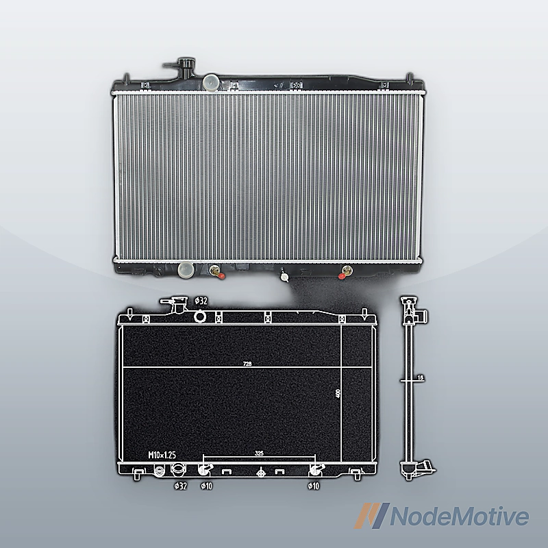 2954 Aluminum Radiator For 2007-2009 Honda CR-V EX-L LX L4 2.4L