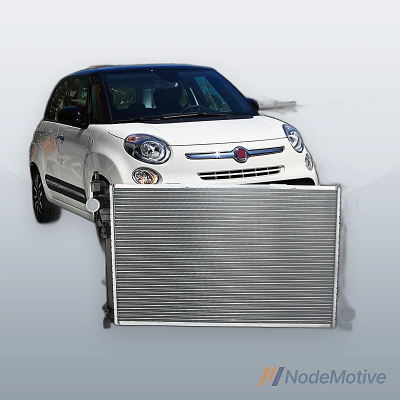 13245 Aluminum Radiator For 2012-2019 Fiat 500 1.4L