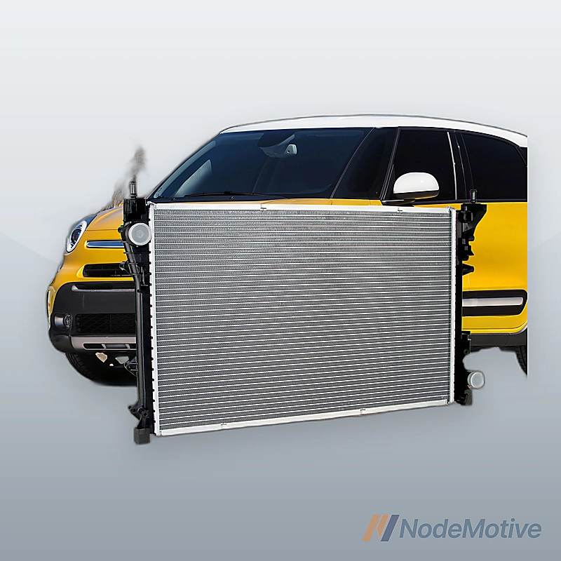 13245 Aluminum Radiator For 2012-2019 Fiat 500 1.4L