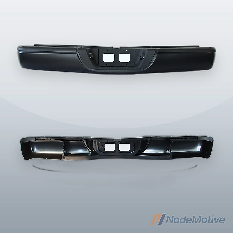Step Bumper For 2000-2006 Toyota Tundra Rear Powdercoated Black Fleetside