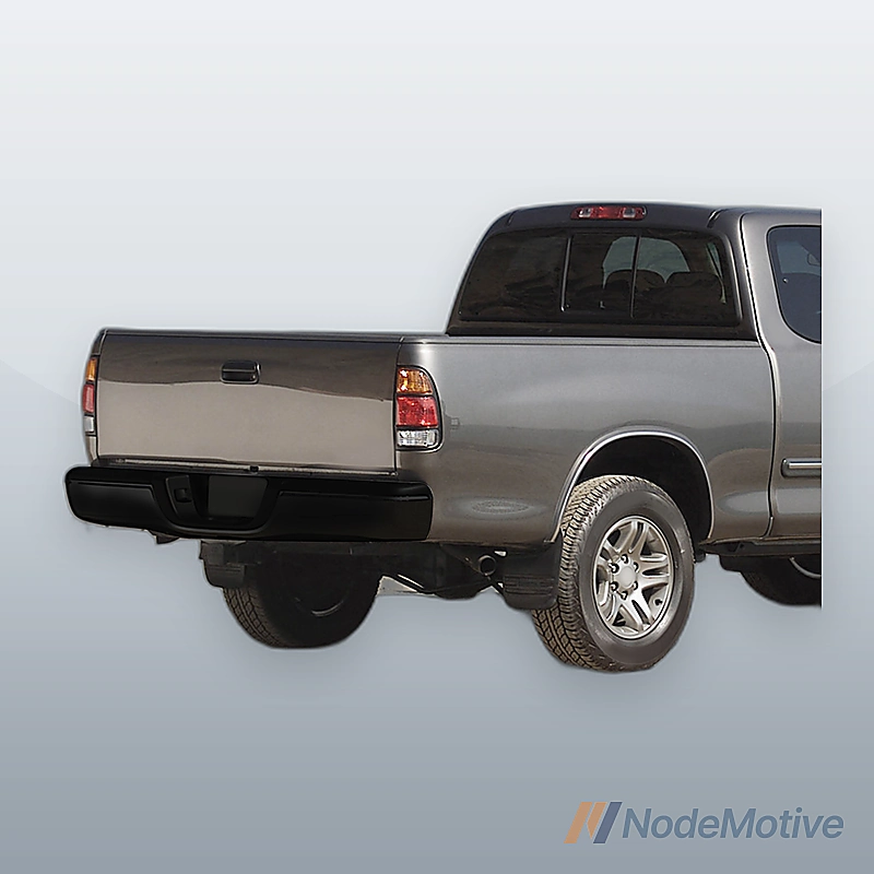 Step Bumper For 2000-2006 Toyota Tundra Rear Powdercoated Black Fleetside