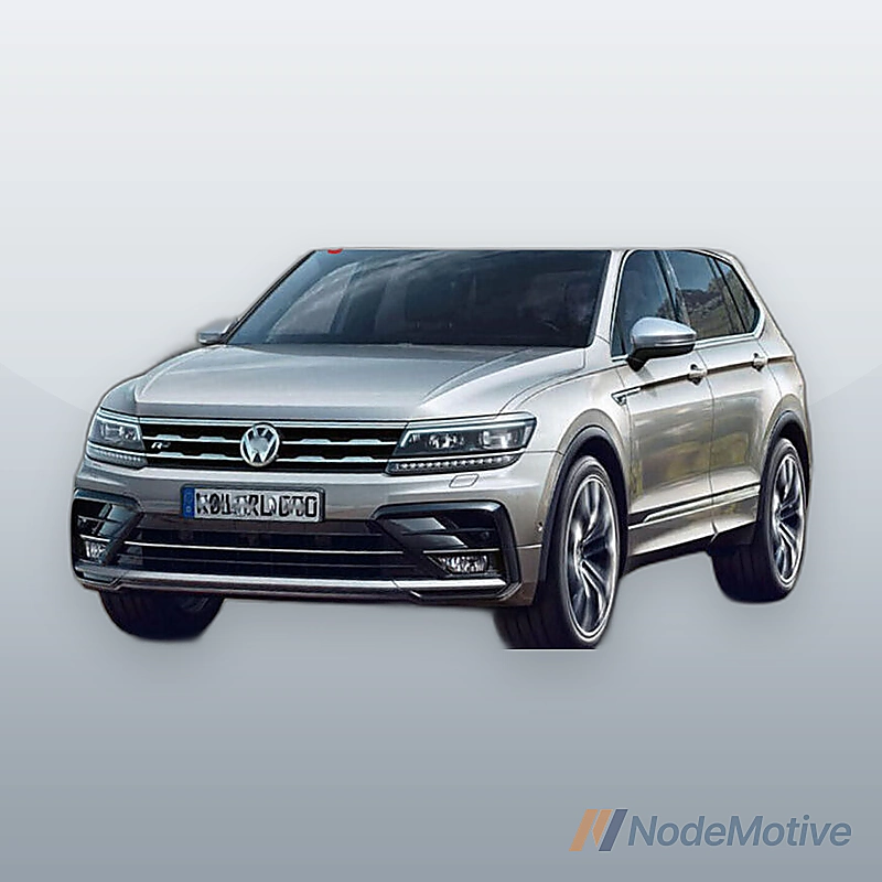 Front Upper Grille Grill W/Chrome Trim For 2018-2020 VW Volkswagen Tiguan