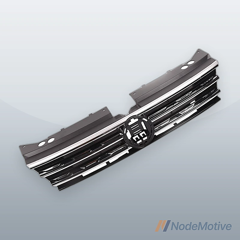Front Upper Grille Grill W/Chrome Trim For 2018-2020 VW Volkswagen Tiguan