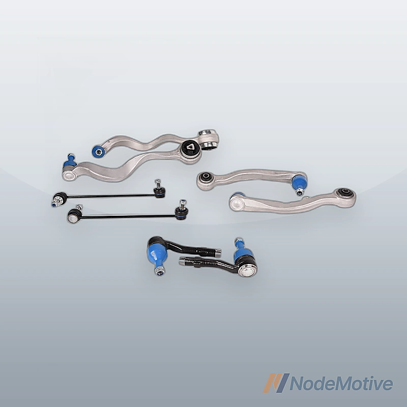 For BMW 8PCS Front Lower Rearward & Forward Control Arms Sway Bar Links Kit