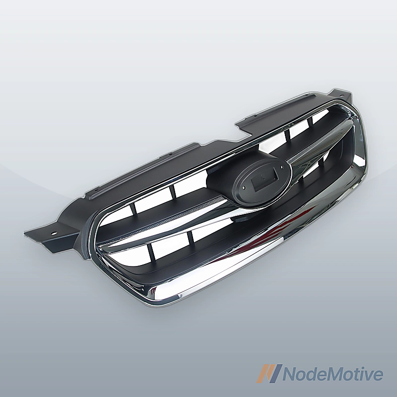Front Grill for 2008-2009 Subaru Legacy Dark gray and Chrome moulding