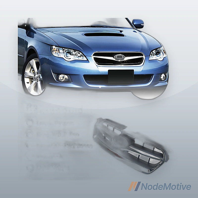 Front Grill for 2008-2009 Subaru Legacy Dark gray and Chrome moulding