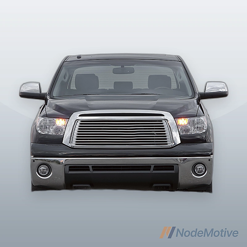 Chrome - Steel Front Bumper for 2007-2013 Toyota Tundra Truck W/ Park Assist