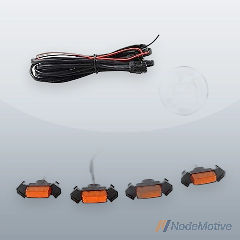 Amber LED Grille Lighting Kit with Fuse Adapter with 16-18 Tacoma(4 Pcs,Amber)