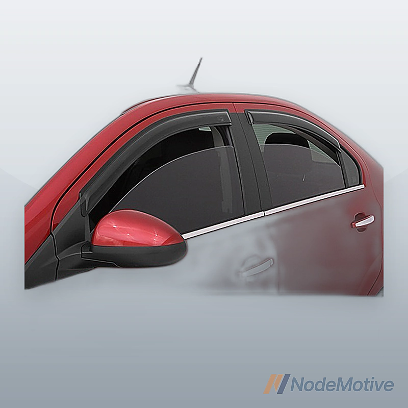 4pcs Fit 09-13 Toyota Corolla Sedan JDM Sun/Rain Guard Vent Shade Window Visors