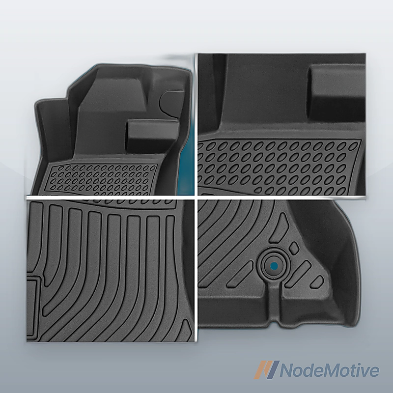 Car Floor Mats for 2019-2023 Subaru Forester Black All-Weather TPE Rubber