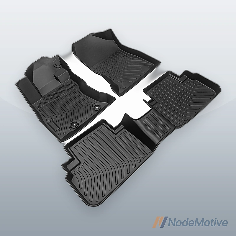 Car Floor Mats for 2019-2023 Subaru Forester Black All-Weather TPE Rubber