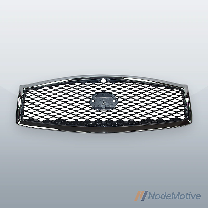 Fits 15-19 Infiniti Q70 Q70L Front Bumper Grill With Camera Option Chrome